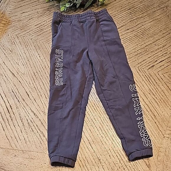 Star wars gray jogger pants size 5/6 unisex - Picture 1 of 8